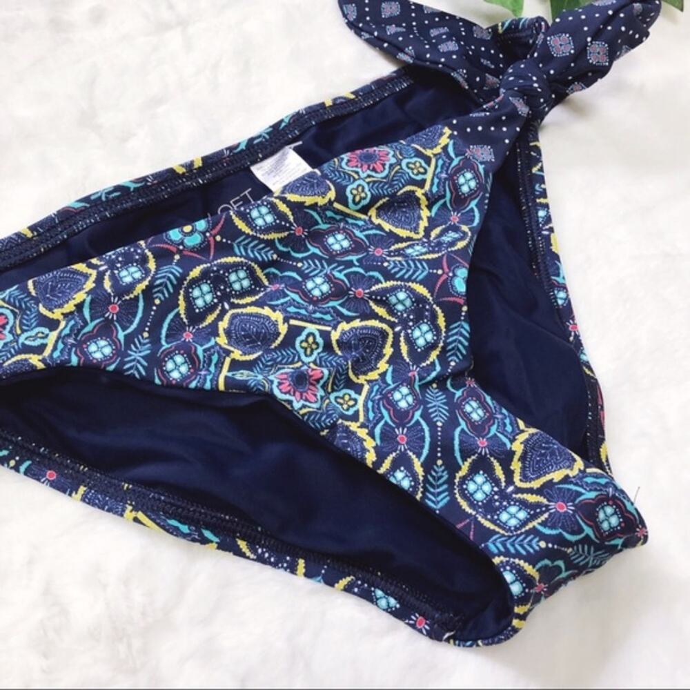 LOFT Blue Beach Side Tie Hipster Bikini Bottom - Picture 6 of 8
